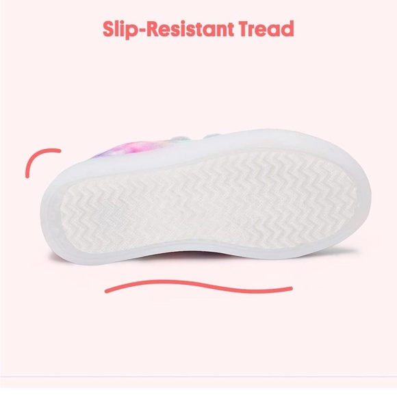 Fabkids Colorful Kids Light-Up velcro Sneakers Girls 3 - Picture 7 of 10